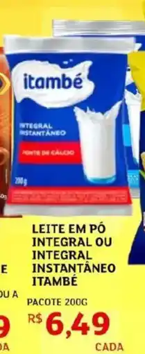 Assaí Atacadista Leite em pó integral ou integral instantâneo itambé oferta