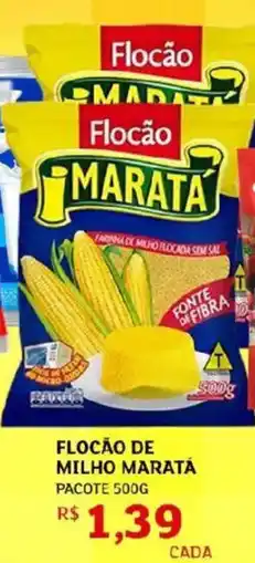 Assaí Atacadista Flocão de milho maratá pacote oferta
