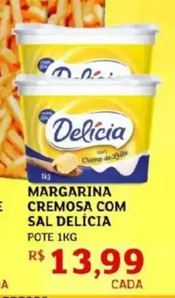 Assaí Atacadista Margarina cremosa com sal delícia pote oferta