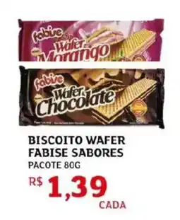 Assaí Atacadista Biscoito wafer fabise sabores pacote oferta