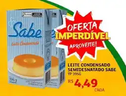 Assaí Atacadista Leite condensado semidesnatado sabe oferta