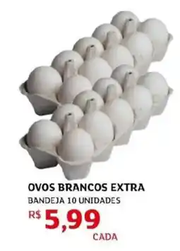 Assaí Atacadista Ovos brancos extra oferta