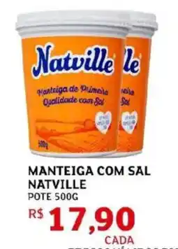 Assaí Atacadista Manteiga com sal natville oferta