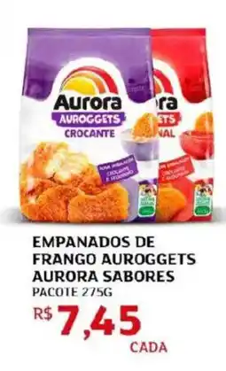 Assaí Atacadista Empanados de frango auroggets aurora sabores pacote oferta