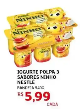 Assaí Atacadista Iogurte polpa 3 sabores ninho nestlé oferta