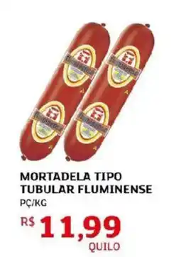 Assaí Atacadista Mortadela tipo tubular fluminense oferta