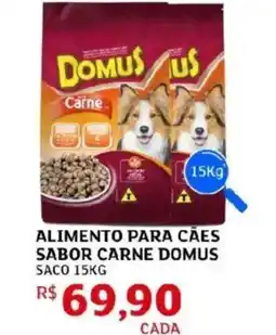 Assaí Atacadista Alimento para caes sabor carne domus saco oferta