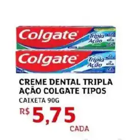 Assaí Atacadista Creme dental tripla ação colgate tipos caixeta oferta