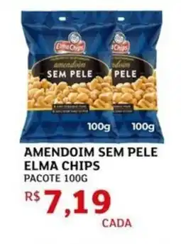 Assaí Atacadista Amendoim sem pele elma chips pacote oferta