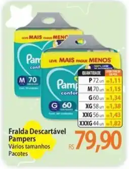 Atacadão Fralda Descartável Pampers oferta