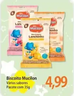 Atacadão Biscoito Mucilon Vários sabores Pacote oferta
