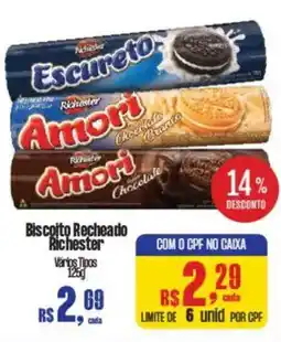 Supermercados Mateus Biscoito Recheado Richester oferta