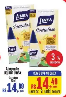 Supermercados Mateus Adoçante Liquido Linea oferta