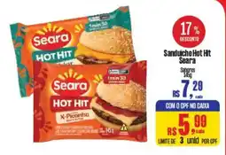 Supermercados Mateus Sanduiche Hot Hit Seara oferta