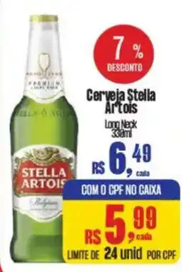 Supermercados Mateus Cerveja Stella Artois Long Neck oferta