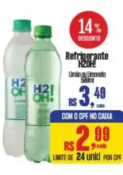 Supermercados Mateus Refrigerante H20H! oferta