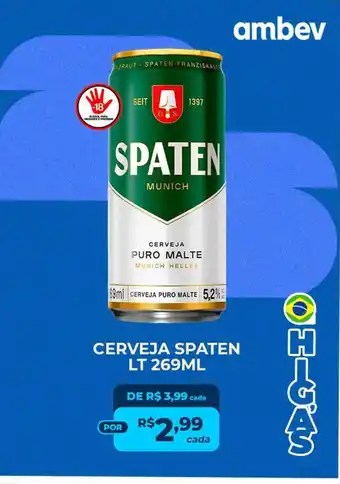 Cerveja spaten lt