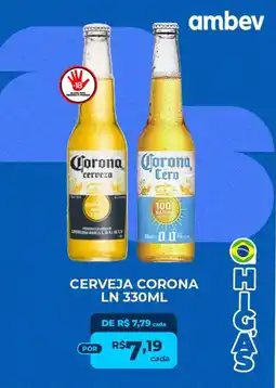 Higa's Supermercado Cerveja corona ln oferta