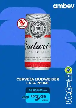 Higa's Supermercado Cerveja budweiser lata oferta