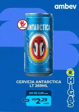 Higa's Supermercado Cerveja antarctica lt oferta