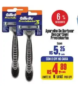 Supermercados Mateus Aparelho De Barbear Descartavel Prestobarba oferta