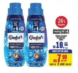 Supermercados Mateus Amaciante para Roupas Comfort oferta