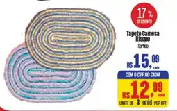 Supermercados Mateus Tapete Camesa Risque oferta