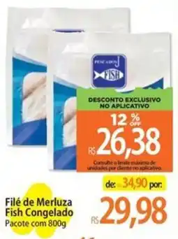 Atacadão Filé de Merluza Fish Congelado Pacote oferta