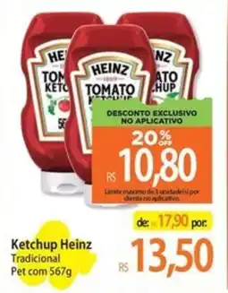 Atacadão Ketchup Heinz Tradicional Pet oferta