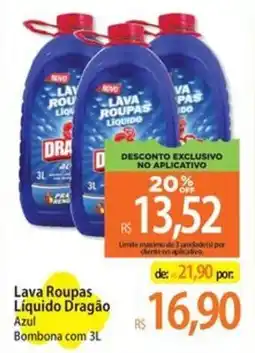 Atacadão Lava Roupas Líquido Dragão oferta