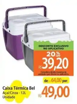 Atacadão Caixa Térmica Bel oferta