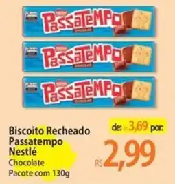 Atacadão Biscoito Recheado Passatempo Nestlé Chocolate Pacote oferta