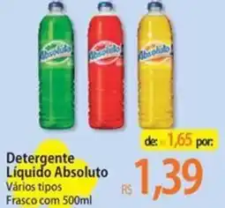 Atacadão Detergente Líquido Absoluto Vários tipos Frasco oferta