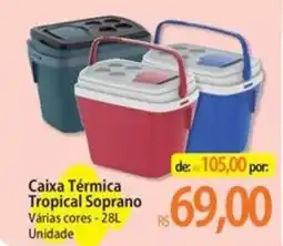 Atacadão Caixa Térmica Tropical Soprano Várias cores Unidade oferta