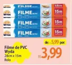 Atacadão Filme de PVC Wyda 28cm x 15m oferta
