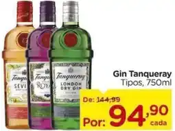 Carrefour Gin Tanqueray Tipos, oferta