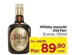 Carrefour Whisky escocês Old Parr 12 anos, oferta