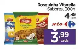 Carrefour Rosquinha Vitarella Sabores, oferta