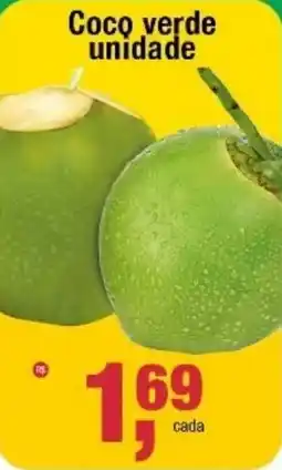 Frangolândia Coco verde unidade oferta