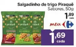 Carrefour Salgadinho de trigo Piraquê Sabores, oferta