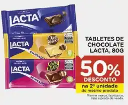 Carrefour Tabletes de chocolate lacta, oferta