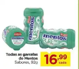 Carrefour Todas as garrafas de Mentos Sabores, oferta