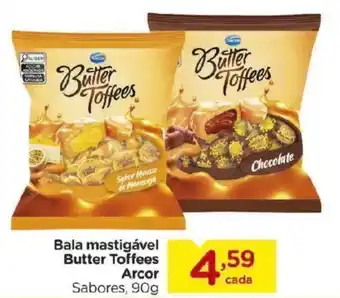 Carrefour Bala mastigável Butter Toffees Arcor Sabores, oferta