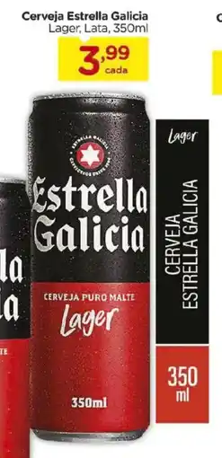 Carrefour Cerveja Estrella Galicia Lager, Lata, oferta