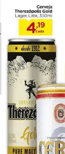 Carrefour Cerveja Therezópolis Gold Lager, Lata, oferta