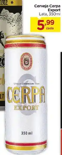 Carrefour Cerveja Cerpa Export Lata, oferta