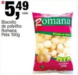 Frangolândia Biscoito de polvilho Romana Peta oferta