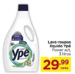 Carrefour Lava-roupas líquido Ypê Power act, oferta