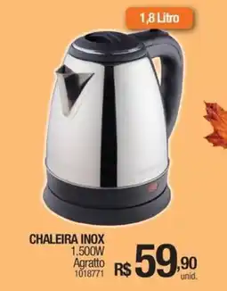 Milium Chaleira inox 1.500W oferta