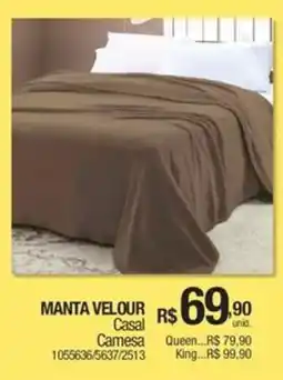 Milium Manta velour Casal Camesa oferta